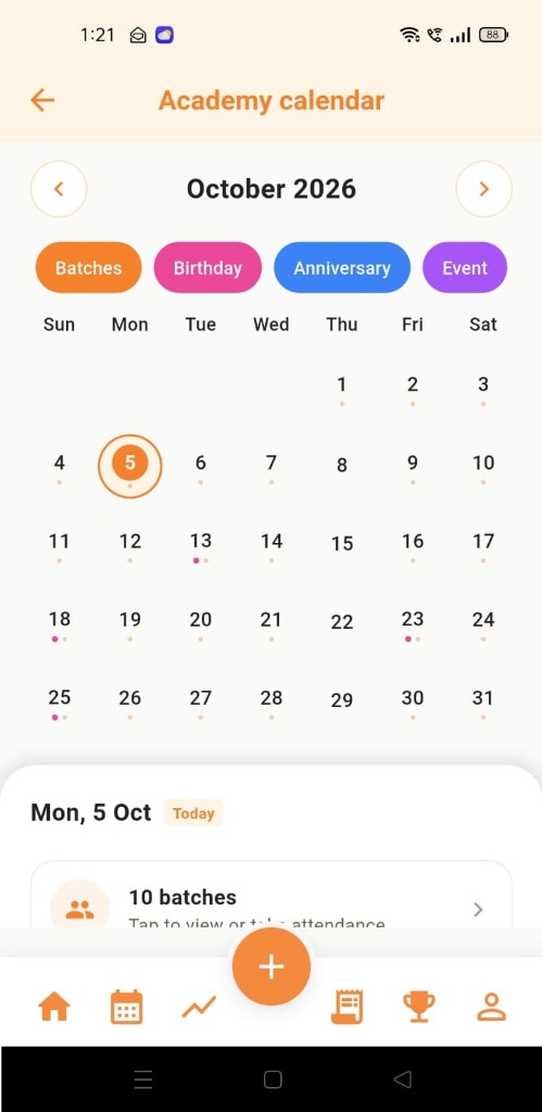 App Calendar